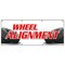 Signmission WHEEL ALIGNMENT BANNER SIGN tire fix repair align auto repair B-96 Wheel Alignment - alternate 1